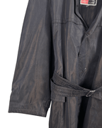 Vintage Alta Moda Belted Oversized Trench Coat - Made in Italy - Funkify