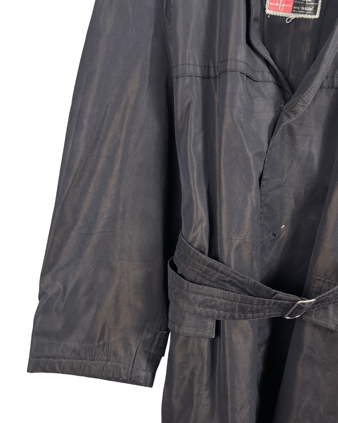 Vintage Alta Moda Belted Oversized Trench Coat - Made in Italy - Funkify