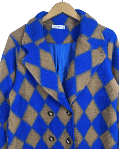 Vintage Ambika Wool Blend Women' Coat - Funkify