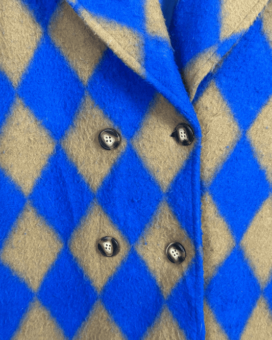 Vintage Ambika Wool Blend Women' Coat - Funkify