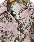 Vintage Barisal Sheer Animal Print Women's Shirt - Funkify