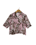 Vintage Barisal Sheer Animal Print Women's Shirt - Funkify