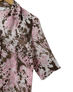 Vintage Barisal Sheer Animal Print Women's Shirt - Funkify