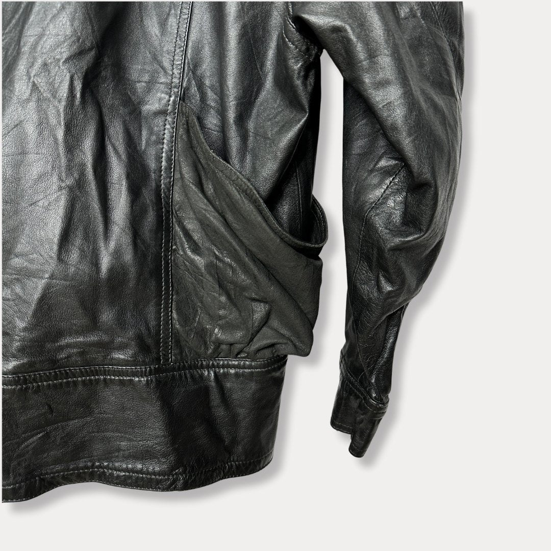 Vintage Birdsville Genuine Leather Jacket Small - Funkify
