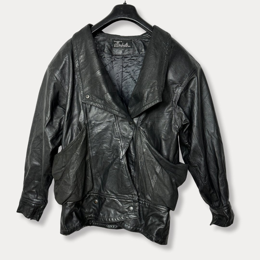 Vintage Birdsville Genuine Leather Jacket Small - Funkify
