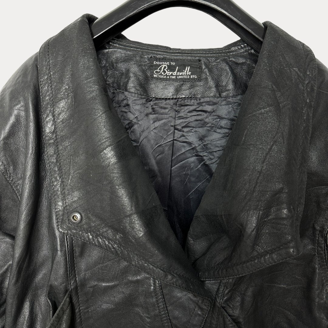 Vintage Birdsville Genuine Leather Jacket Small - Funkify