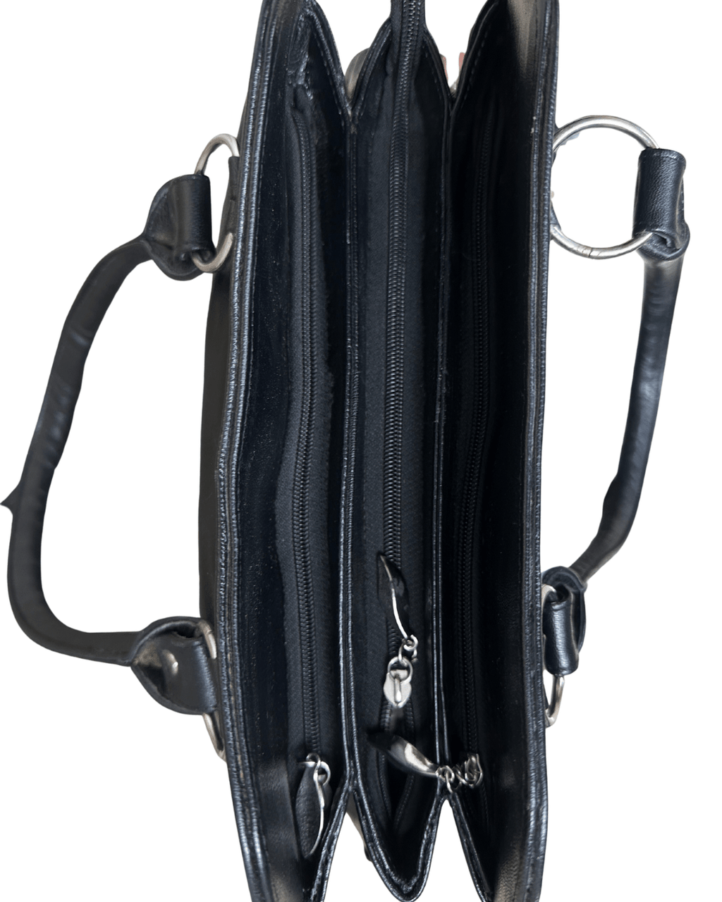 Vintage Black Quilted Genuine Leather Shoulder Bag - Funkify