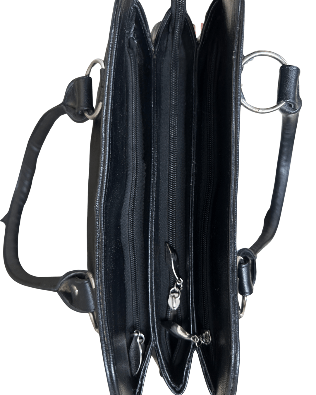 Vintage Black Quilted Genuine Leather Shoulder Bag - Funkify