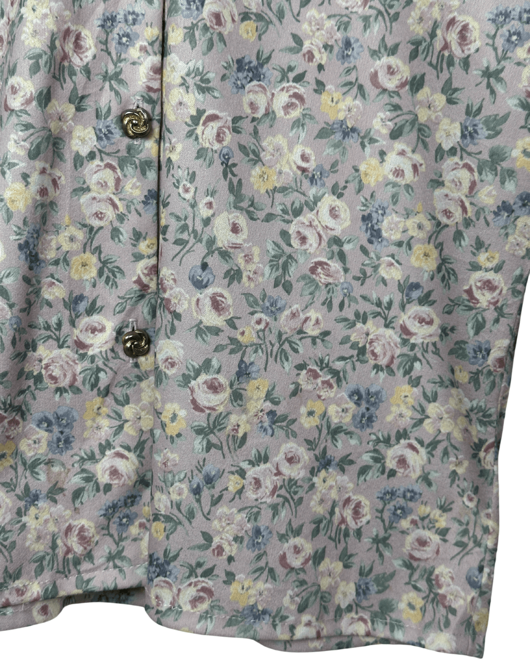 Vintage Blouse with Faux Pearl Collar Detail - Funkify