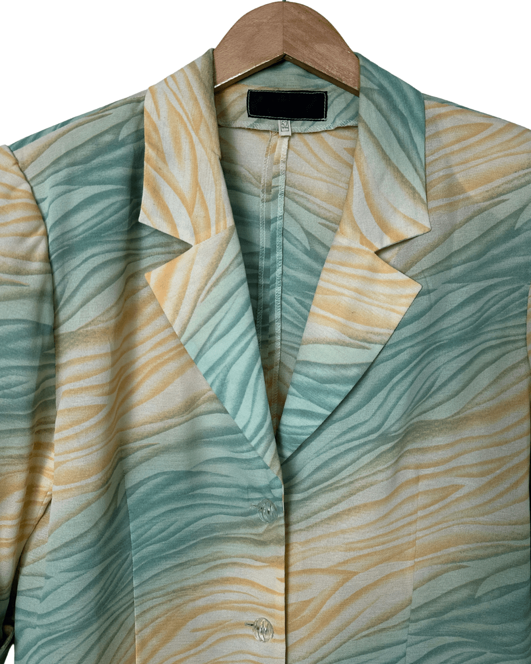Vintage Blouse with Shoulder Pads - Women's XL - Funkify