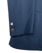 Vintage blue full suit with patterned lining