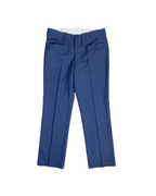 Vintage Blue Full Suit with Patterned Lining - Funkify