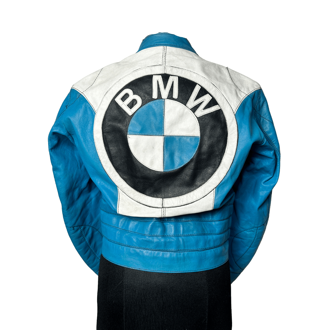 Vintage BMW Women's Leather Jacket - Funkify