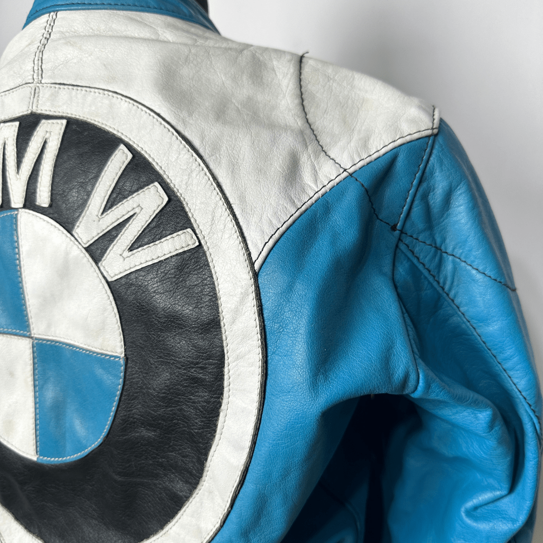 Vintage BMW Women's Leather Jacket - Funkify