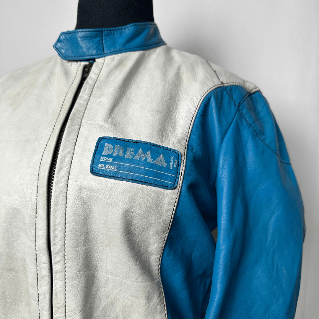 Vintage BMW Women's Leather Jacket - Funkify