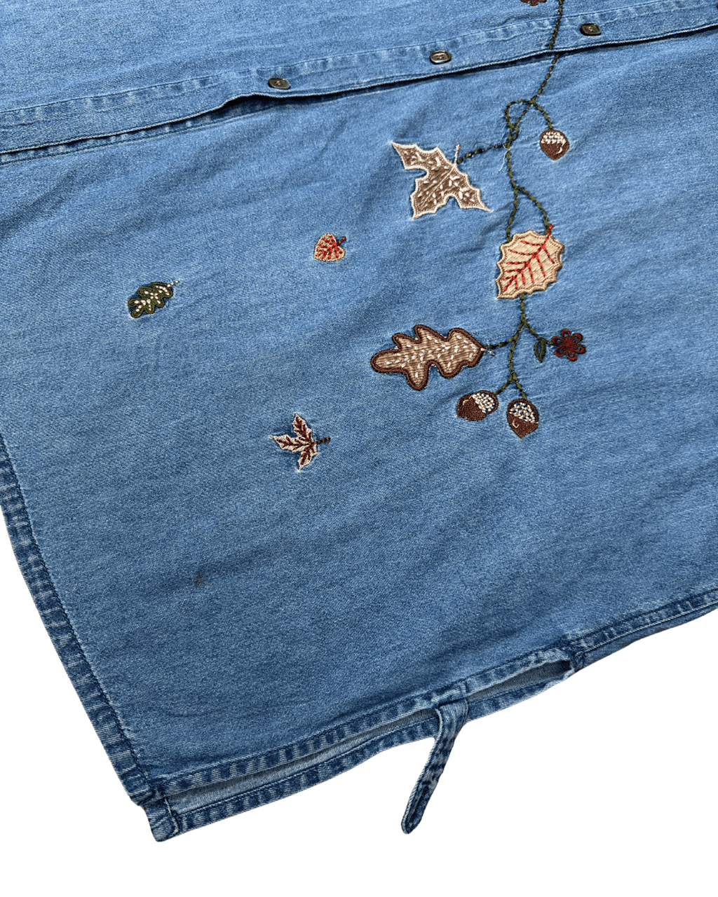 Vintage Bobbie Brooks Embroidered Denim Shirt 2XL - Funkify