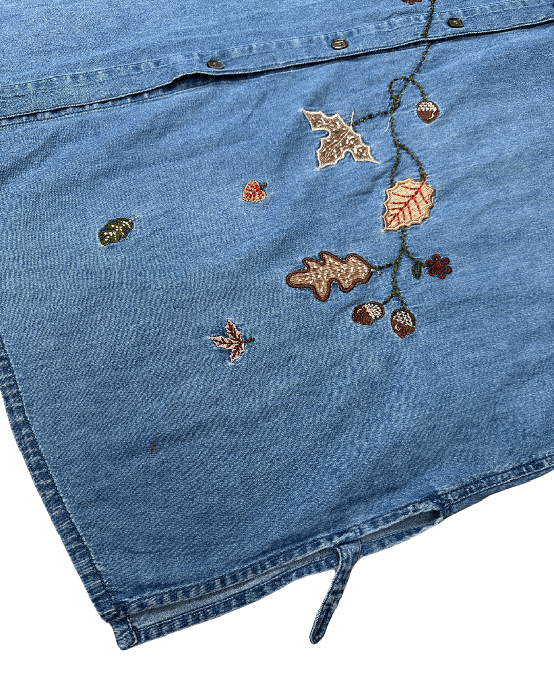 Vintage Bobbie Brooks Embroidered Denim Shirt 2XL - Funkify