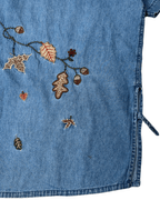 Vintage Bobbie Brooks Embroidered Denim Shirt 2XL - Funkify