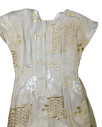 Vintage Boho Satin - Lined Maxi Dress - Funkify