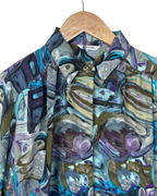 Vintage Bold Abstract Long - Sleeve Women's Shirt - Funkify