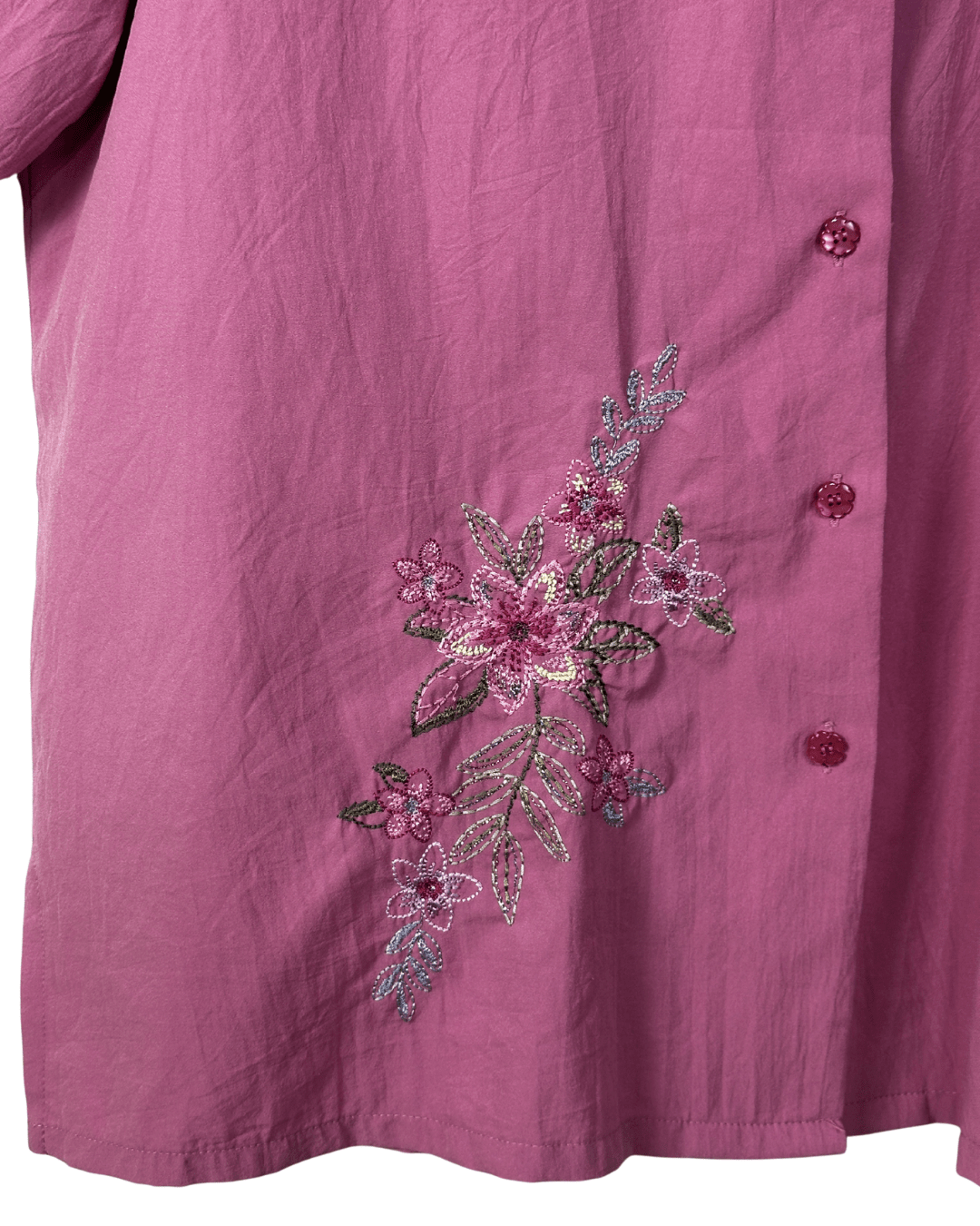 Vintage Bon Worth Embroidered Shirt - Women's 2XL - Funkify