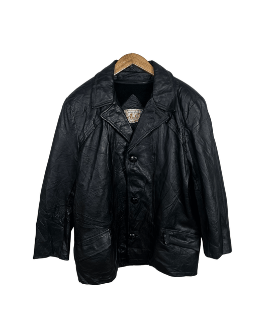 Vintage Bonds Genuine Leather Jacket - Large - Funkify