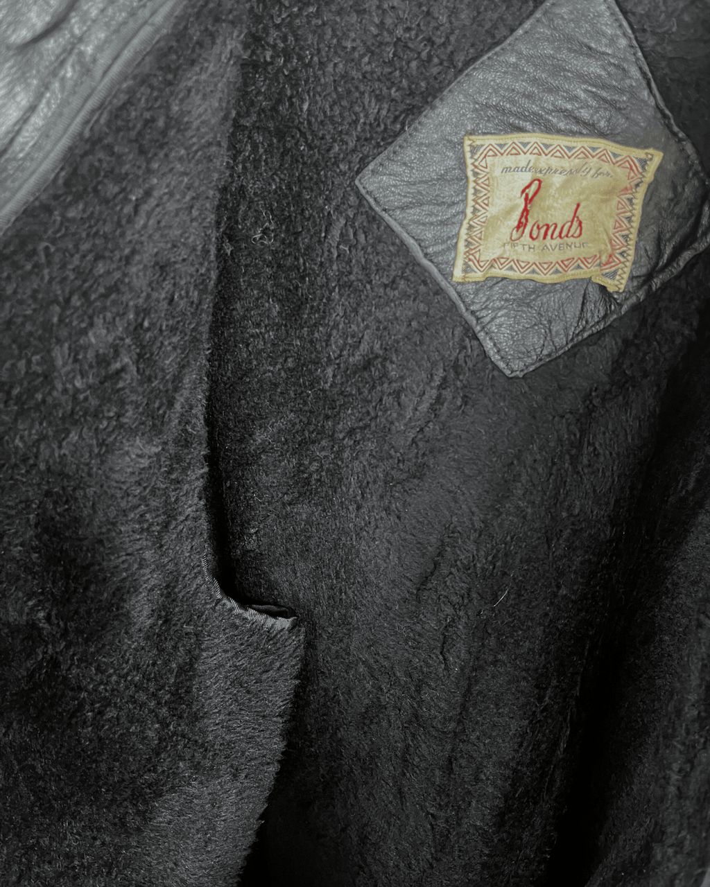 Vintage Bonds Genuine Leather Jacket - Large - Funkify