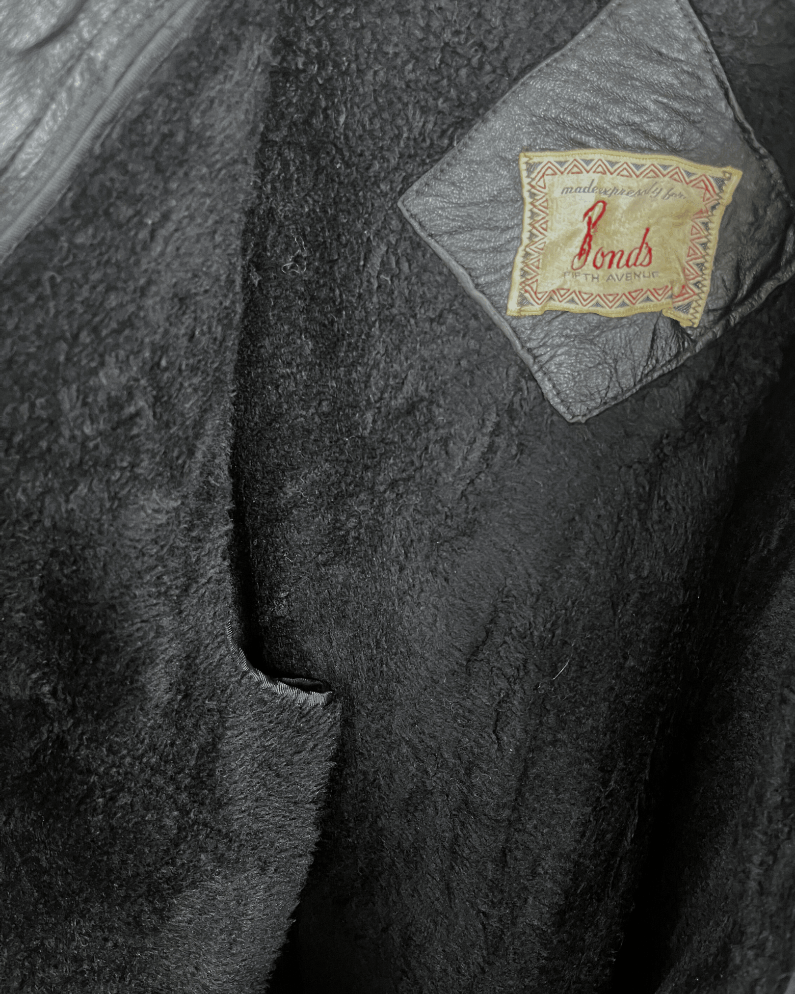 Vintage Bonds Genuine Leather Jacket - Large - Funkify