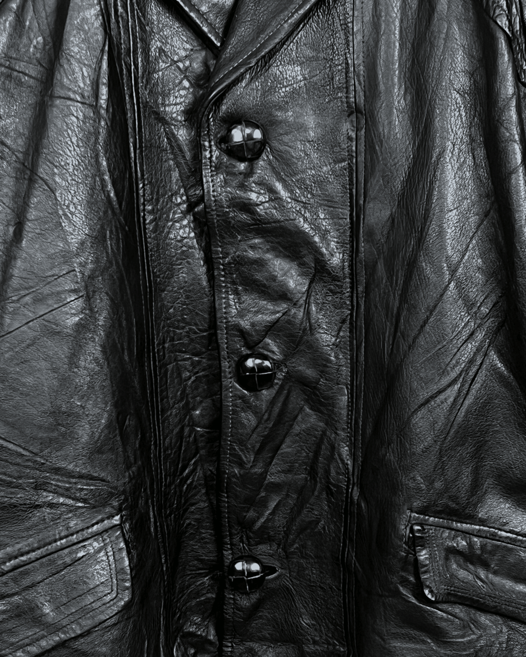 Vintage Bonds Genuine Leather Jacket - Large - Funkify