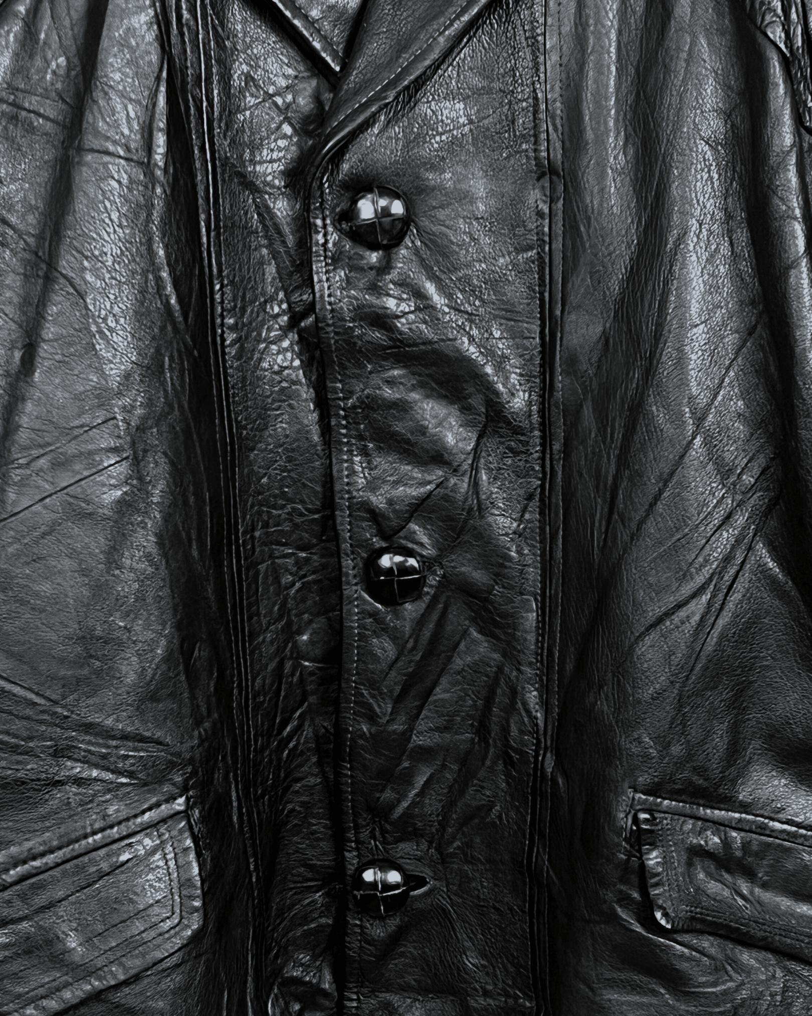 Vintage Bonds Genuine Leather Jacket - Large - Funkify