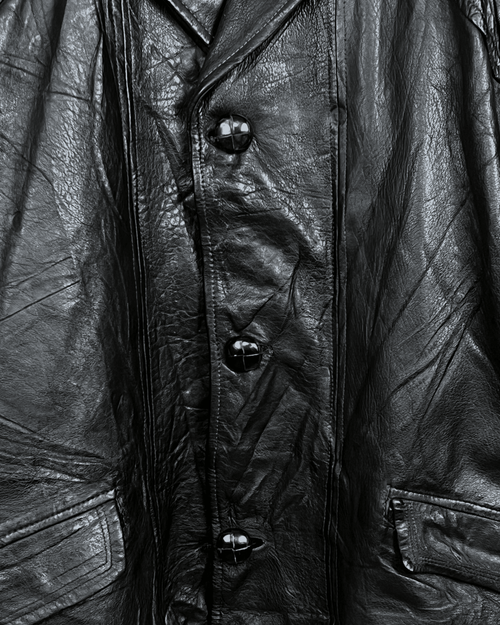 Vintage Bonds genuine leather jacket, size large