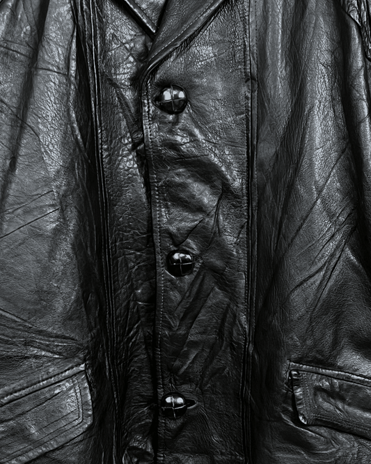 Vintage Bonds Genuine Leather Jacket - Large - Funkify