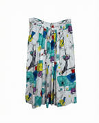 Vintage Brigitte Both Pleated Midi Skirt - Medium - Funkify
