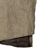 Vintage Brown Herringbone Wool - Blend Vest - Women's Large - Funkify