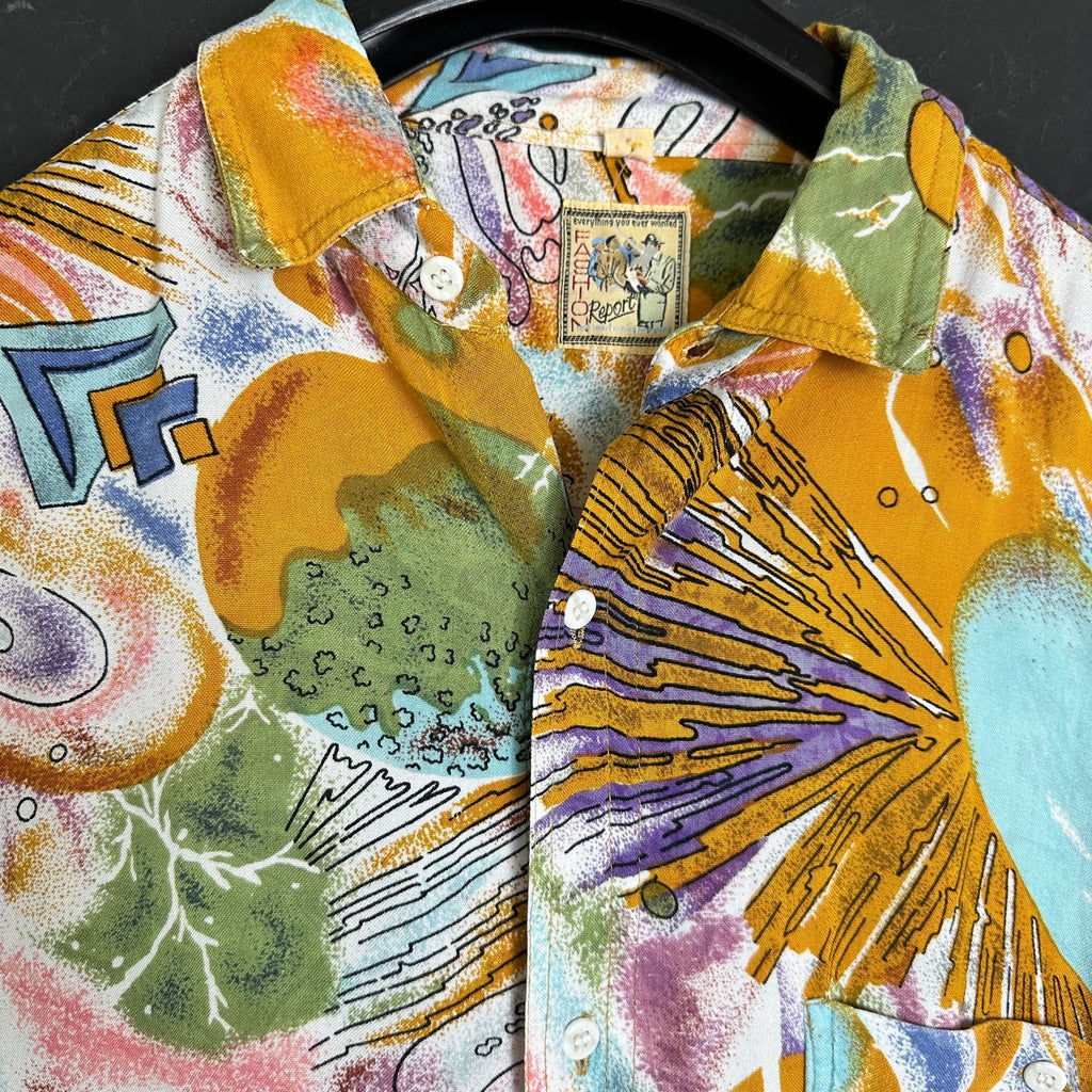 Vintage C&A Viscose Shirt - Funkify