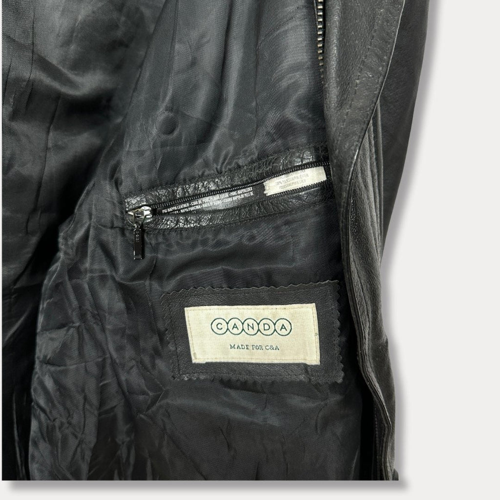Vintage Canda Genuine Leather Jacket XL - Funkify
