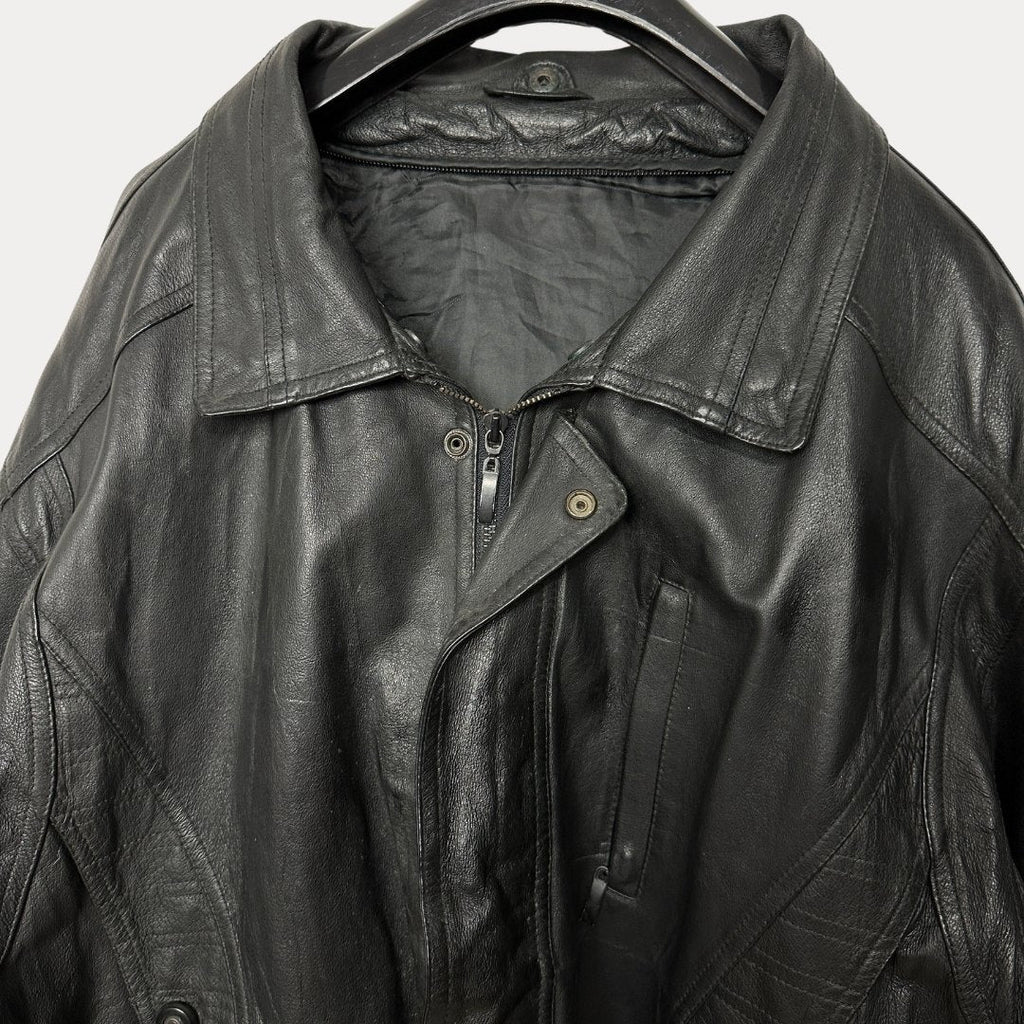 Vintage Canda Genuine Leather Jacket XL - Funkify