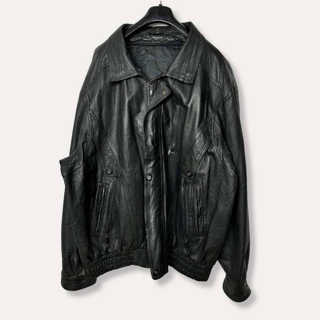 Vintage Canda Genuine Leather Jacket XL - Funkify