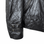 Vintage Caroll Genuine Leather Dark Brown Women's Jacket - Funkify