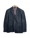 Vintage Carter & Davis Herringbone Cotton Blend Blazer 54 - Funkify