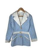 Vintage Checkered Blazer Small - Funkify