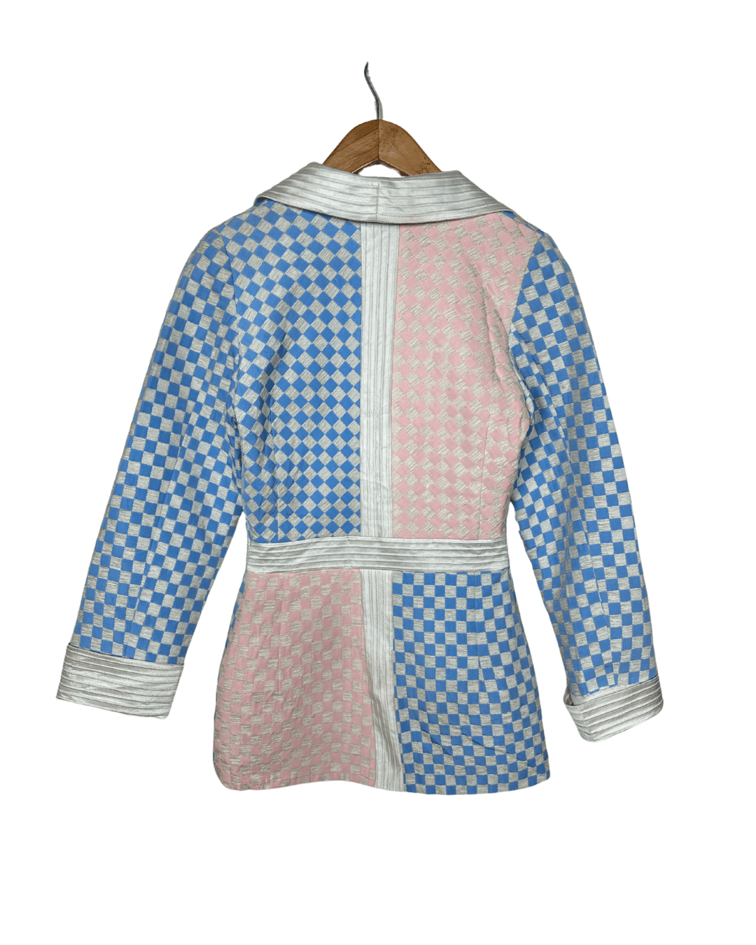 Vintage Checkered Blazer Small - Funkify