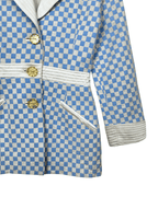 Vintage Checkered Blazer Small - Funkify
