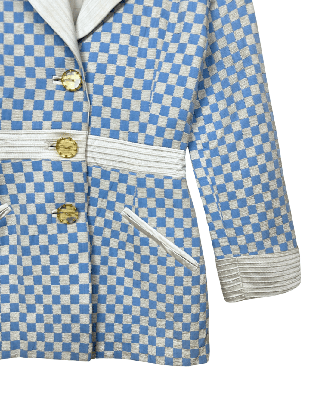 Vintage Checkered Blazer Small - Funkify