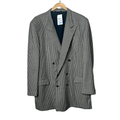 Vintage Checkered Long Blazer XL - Funkify