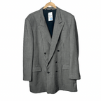 Vintage Checkered Long Blazer XL - Funkify