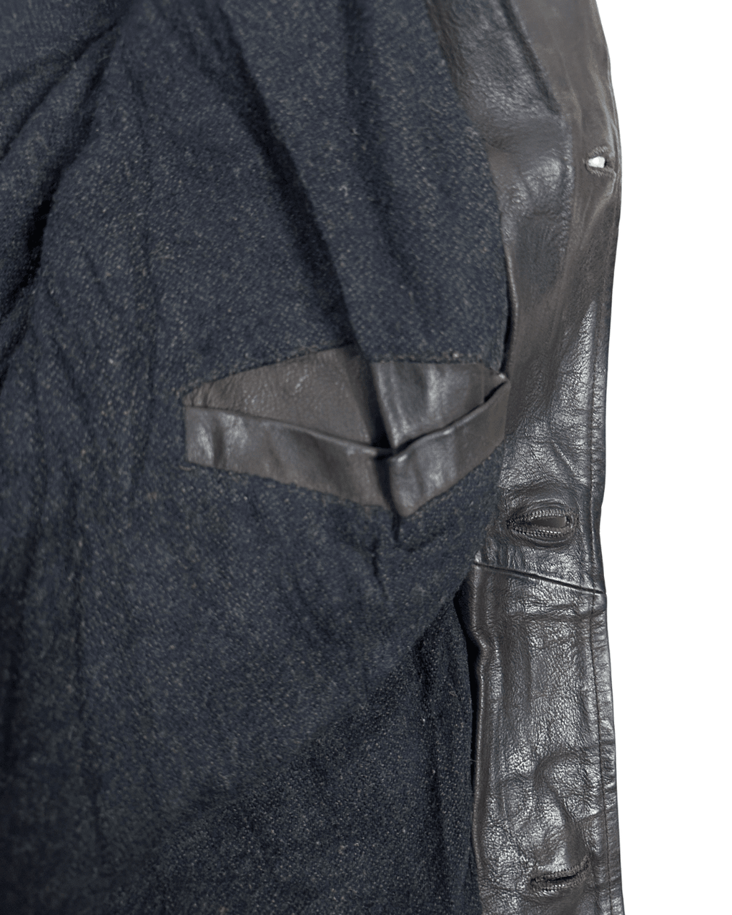Vintage Chiassai Brown Genuine Leather Jacket - Funkify