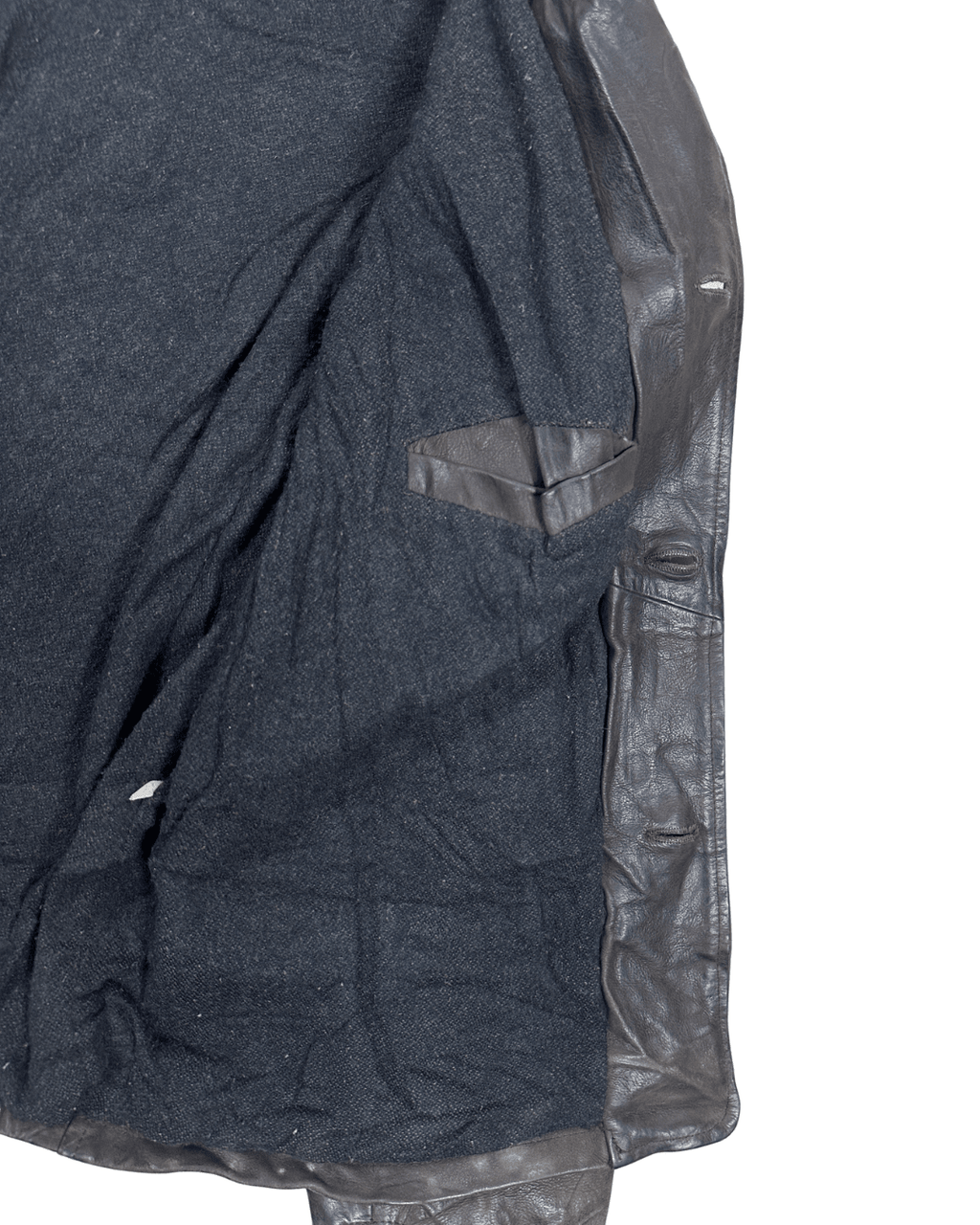 Vintage Chiassai Brown Genuine Leather Jacket - Funkify