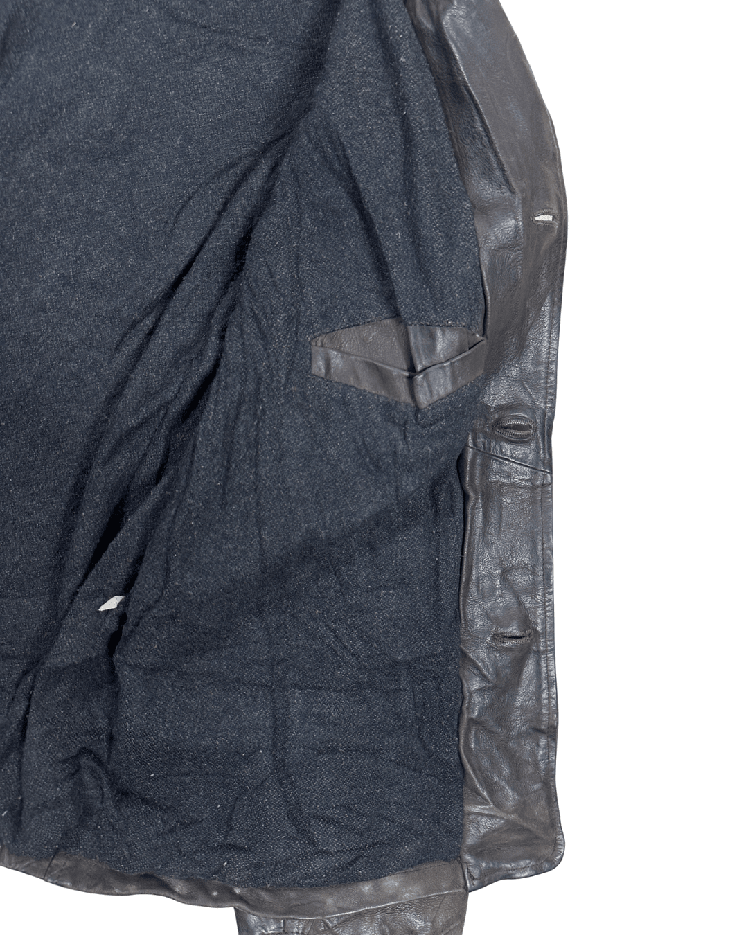 Vintage Chiassai Brown Genuine Leather Jacket - Funkify