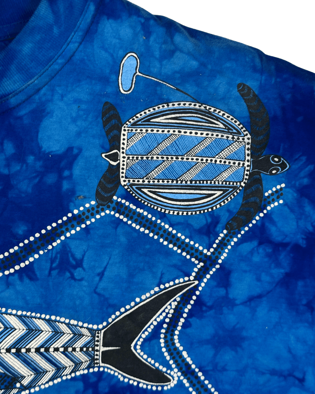 Vintage Chirunga Aboriginal Nawalah Dreaming Embellished T-Shirt XL - Funkify